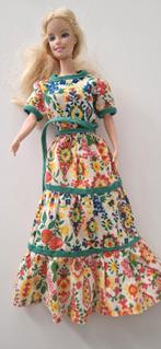 Barbie Pop met Bloemjurk, Ophalen of Verzenden, Gebruikt, Barbie