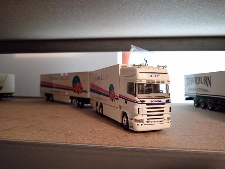 Scania R combinatie H. Satter Tekno, Hobby en Vrije tijd, Modelauto's | 1:50, Nieuw, Bus of Vrachtwagen, Wsi, Ophalen of Verzenden