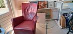 Elegante Leren Design fauteuil  Montis Windy ., Huis en Inrichting, Fauteuils, Ophalen, Gebruikt, Design Montis, Metaal