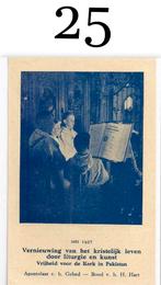 Bp25 devotie prentje vernieuwing van het christelijk leven, Ophalen of Verzenden, Zo goed als nieuw, Kaart of Prent