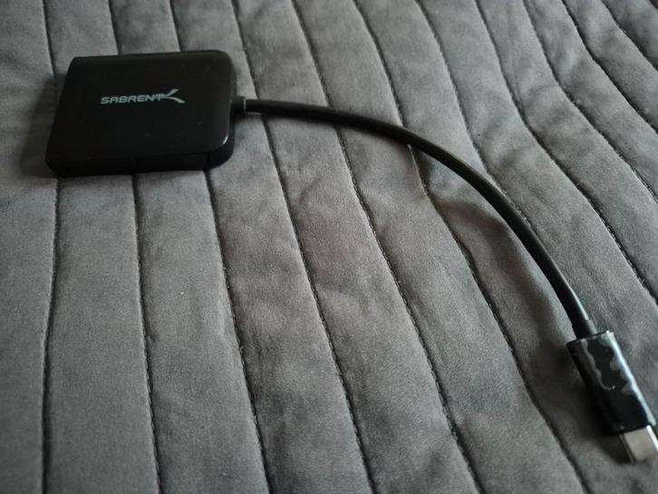 Sabrent USB-C naar Dual HDMI Adapter 4K, Computers en Software, Pc- en Netwerkkabels, Ophalen of Verzenden