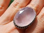 Vanoli 925 zilveren ring met rozenkwarts maat 19 en 19,75, Sieraden, Tassen en Uiterlijk, Ringen, Daiva1973@hotmail.com, Vanoli