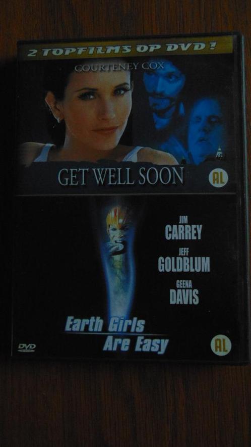 Get well soon / Earth girls are easy dvd, Cd's en Dvd's, Dvd's | Komedie, Gebruikt, Actiekomedie, Alle leeftijden, Ophalen of Verzenden
