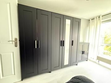 5x IKEA BRIMNES kleding kasten – zwart (set of los te koop) beschikbaar voor biedingen