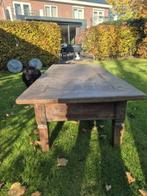 salontafel, Huis en Inrichting, Tafels | Salontafels, Ophalen, Gebruikt, 50 tot 75 cm, Eikenhout