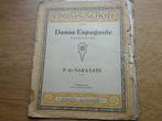 P. De sarasate - danse espagnole -- viool en piano, Gebruikt, Klassiek, Ophalen of Verzenden, Viool of Altviool