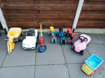 Loopfietsjes en loopauto's - leuke set! beschikbaar voor biedingen