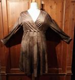 prachtige bruine tie dye jurk 46/48, Kleding | Dames, Bruin, Maat 46/48 (XL) of groter, Nieuw, Ophalen of Verzenden