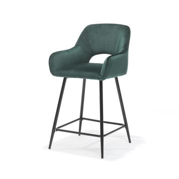 Barkruk Katy stof velours groen | Webshop beschikbaar voor biedingen