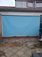 Blauw zonnescherm - Perfect voor de zomer!, Ophalen of Verzenden, Zo goed als nieuw, Knikarmscherm