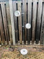 Vintage vloerlamp staande bollamp eyeball lamp, Huis en Inrichting, Lampen | Vloerlampen, Gebruikt, Ophalen of Verzenden, Metaal