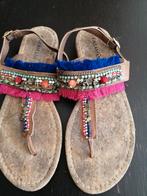 Boho teenslippers Lazamani maat 39, Kleding | Dames, Slippers, Ophalen of Verzenden, Bruin, Zo goed als nieuw