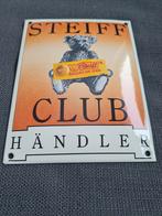 Steiff emaille bord gebold, Ophalen of Verzenden, Zo goed als nieuw, Reclamebord