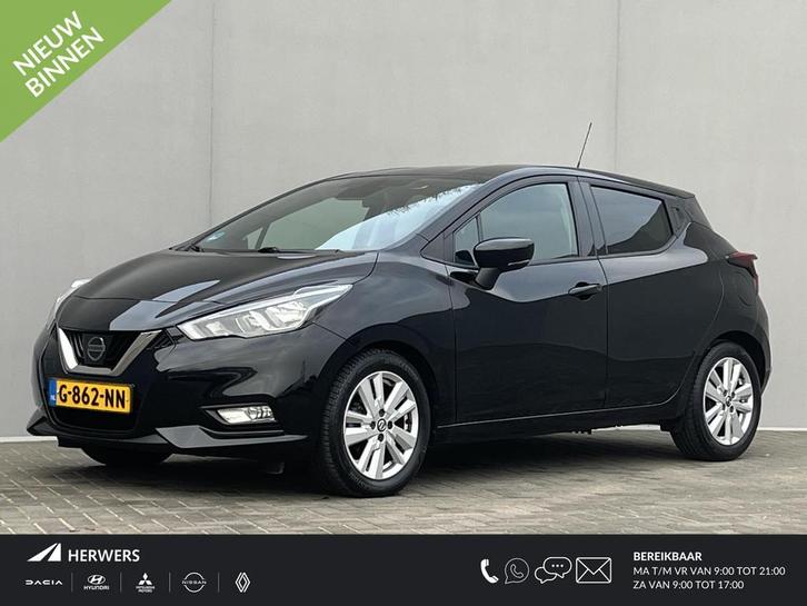 Nissan Micra 1.0 IG-T N-Connecta / 100% Onderhouden / Naviga, Auto's, Nissan, Bedrijf, Te koop, Micra, ABS, Achteruitrijcamera