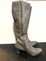 YatvaVintage: YV3130: Vintage 80s boots laarzen Size: 40, Gedragen, Grijs, Vintage, Ophalen of Verzenden