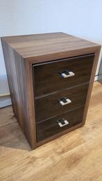 Kast met 3 lades met houtlook, Ophalen, Minder dan 50 cm, Gebruikt, 3 of 4 laden