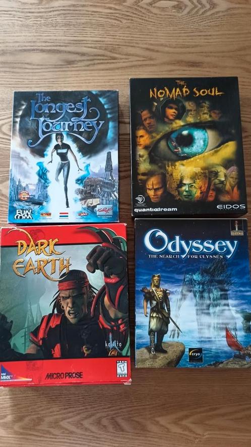 4x PC games compleet in Big Box €30, Spelcomputers en Games, Games | Pc, Zo goed als nieuw, 1 speler, Ophalen of Verzenden