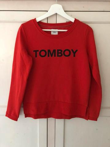 Only dames top sweater maat S rood beschikbaar voor biedingen