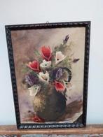 Schilderij met bloemen, Ophalen of Verzenden