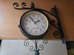 Dubbelzijdige Wandklok Stationsklok, Ophalen of Verzenden, Zo goed als nieuw, Analoog, Wandklok