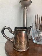 P. Tauers verzilverde melkkan, Antiek en Kunst, Antiek | Goud en Zilver, Ophalen of Verzenden, Zilver