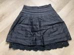 Bandolera rok zwart mt 40, Kleding | Dames, Rokken, Maat 38/40 (M), Zwart, Ophalen of Verzenden, Zo goed als nieuw