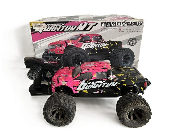 Mavercik Quantum MT 2,4ghz Brushless 1/10 rc auto, Hobby en Vrije tijd, Modelbouw | Radiografisch | Auto's, Gebruikt, Auto offroad