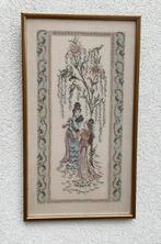 Vintage schilderij uit de jaren70., Huis en Inrichting, Woonaccessoires | Schilderijen, Tekeningen en Foto's, Minder dan 50 cm