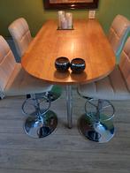 Eetbar plus krukken, Huis en Inrichting, Barkrukken, Ophalen of Verzenden, 60 tot 90 cm