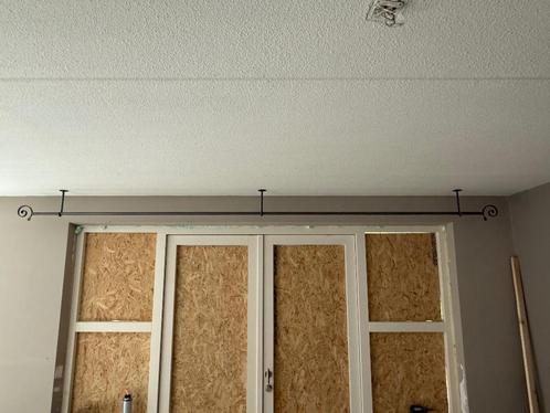 Ambachtelijke smeedijzeren gordijn roede set (330/180cm), Huis en Inrichting, Stoffering | Gordijnen en Lamellen, Gebruikt, 200 cm of meer
