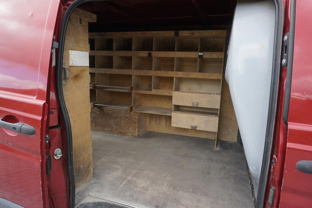Mercedes-Benz Vito 109 CDI 320 Lang HD Amigo (bj 2008), Auto's, Bestelauto's, Gebruikt, Zwart, Bedrijf, Euro 4