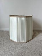 Grote vintage lampenkap, 35,5x40,5cm. Brocante retro plooi, Ophalen, Gebruikt, 25 tot 50 cm, Rond