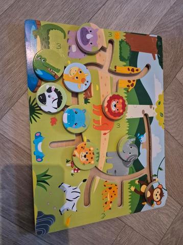 Houten Dieren Puzzel beschikbaar voor biedingen