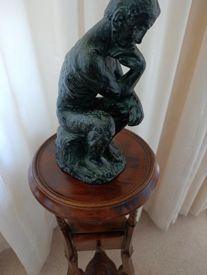 Vintage Beeld van ROBIN DE DENKER (le Penseur), Antiek en Kunst, Kunst | Beelden en Houtsnijwerken, Ophalen of Verzenden