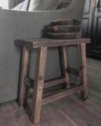~Stoer Sober Landelijk Houten Krukje/Bankje~, Huis en Inrichting, Woonaccessoires | Overige, Ophalen of Verzenden, Zo goed als nieuw