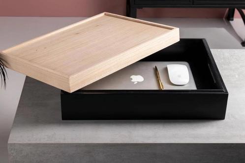 Gusta Opberbox met dienblad KADO TIP, Huis en Inrichting, Woonaccessoires | Dienbladen, Nieuw, Hout, Ophalen of Verzenden