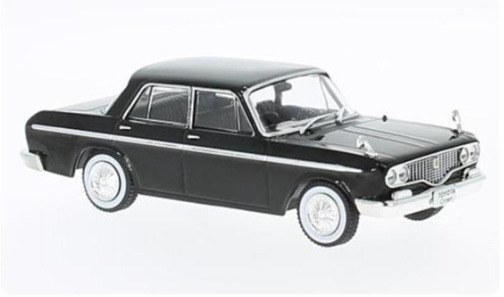 Toyota Toyopet Crown 1962 Zwart Model 1/43 First:43 F43-005, Hobby en Vrije tijd, Modelauto's | 1:43, Nieuw, Auto, Overige merken