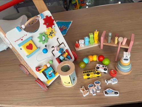 €6 Pakket houten speelgoed baby incompleet, Kinderen en Baby's, Speelgoed | Houten speelgoed, Gebruikt, Overige typen, Ophalen of Verzenden