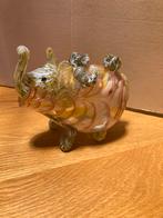 Murano Olifant Asbak - Vintage Glas, Antiek en Kunst, Ophalen of Verzenden