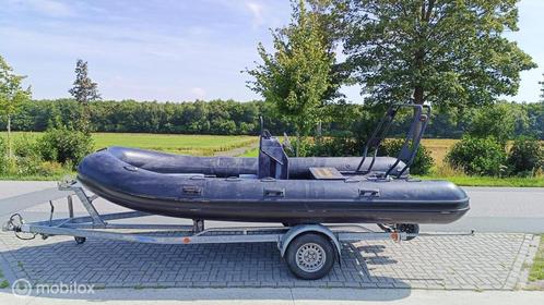 Mango 530 RIB Radarbeugel, Watersport en Boten, Rubberboten, Gebruikt, Overige merken, Overige materialen, Minder dan 70 pk, Benzine