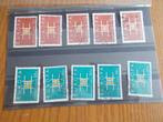 1963 - 5 set europa-cept (989d), Postzegels en Munten, Postzegels | Nederland, Verzenden, Gestempeld