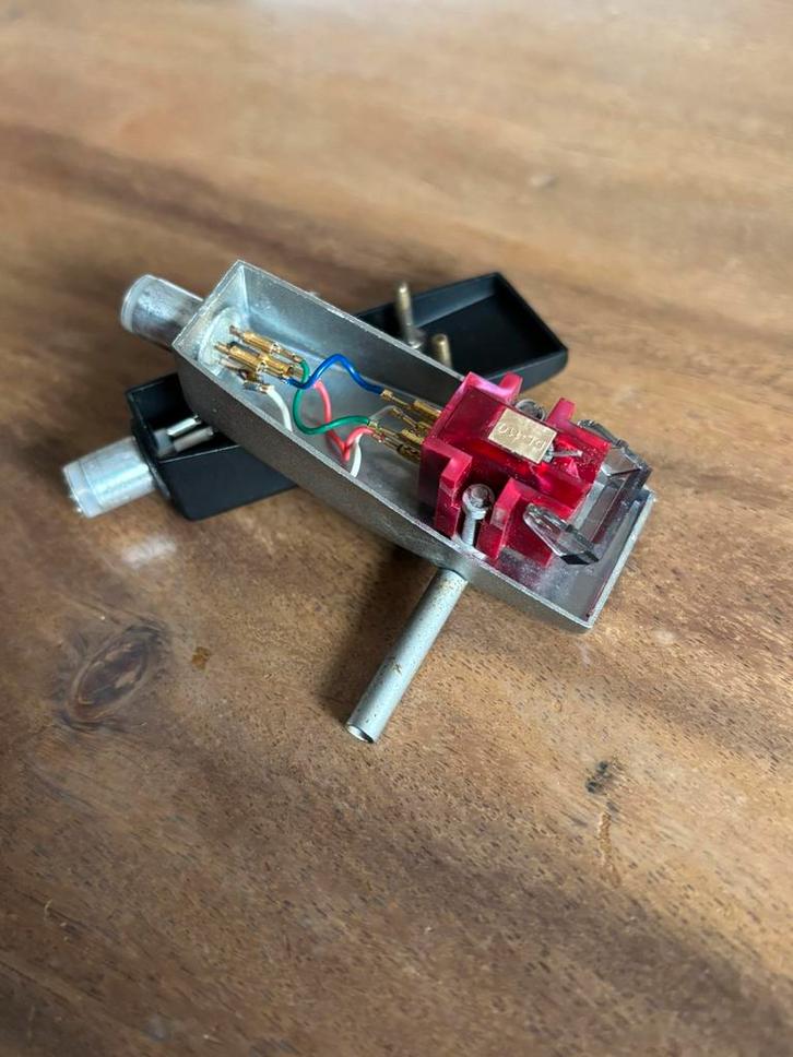 Denon DL-110 element & Ortofon Headshell, Audio, Tv en Foto, Platenspelers, Gebruikt, Platenspeler-onderdeel, Overige merken, Ophalen of Verzenden