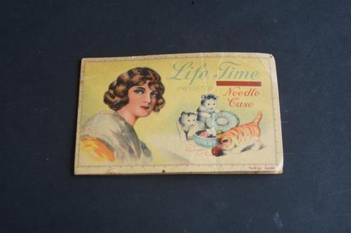 Antiek Life Time naai-etui needle case, Antiek en Kunst, Antiek | Kleden en Textiel, Ophalen of Verzenden