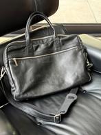Castelijn&Beerens Zwart Lederen Tas, Ophalen of Verzenden, Zo goed als nieuw, Schoudertas
