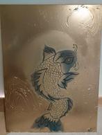 Schilderij koi, Ophalen