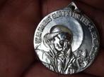 Medaillon Paus Johannes Paulus II en Heilige Benedictus 3cm, Ophalen of Verzenden, Zo goed als nieuw, Sieraad, Christendom | Katholiek