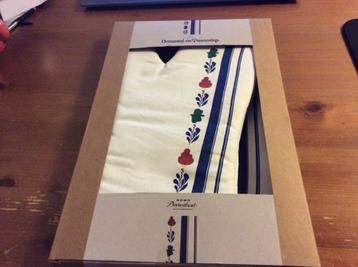 Boerenbont ovenwant en pannenlap set. Nieuw beschikbaar voor biedingen