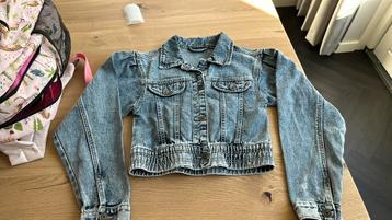 Spijkerjasje meisje blauw mt 158/164 beschikbaar voor biedingen