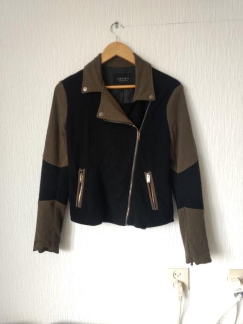 Costes legergroene jasje maat 36, Kleding | Dames, Jasjes, Kostuums en Pakken, Nieuw, Jasje, Maat 36 (S), Zwart, Verzenden