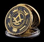 Masonic Challenge Munt / Coin Geld Brotherhood of Man, Postzegels en Munten, Verzenden, Losse munt